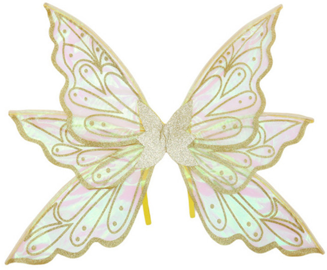 마켓감성 버터플라이 날개 파티소품, 골드, 1개