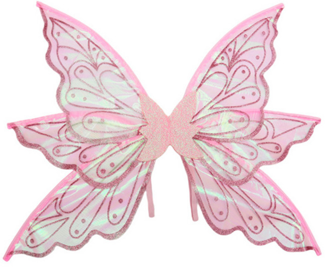 마켓감성 버터플라이 날개 파티소품, 핑크, 1개