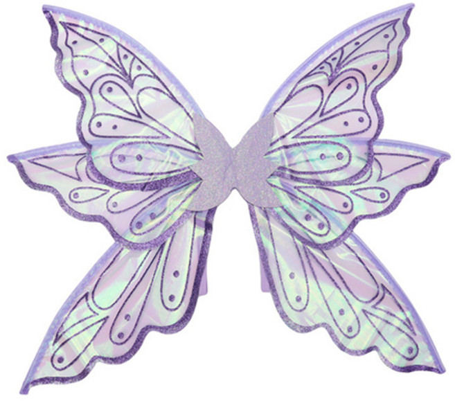 마켓감성 버터플라이 날개 파티소품, 퍼플, 1개
