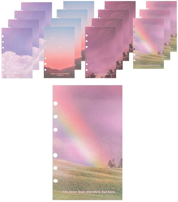 루카랩 아카이브 6공 무비 판타지 리필 속지 세트 01 데이, 2세트