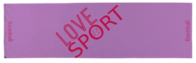 소니오 러브 레터링 쿨 스포츠 타월 30 x 100 cm, 06 베이스볼, 1개