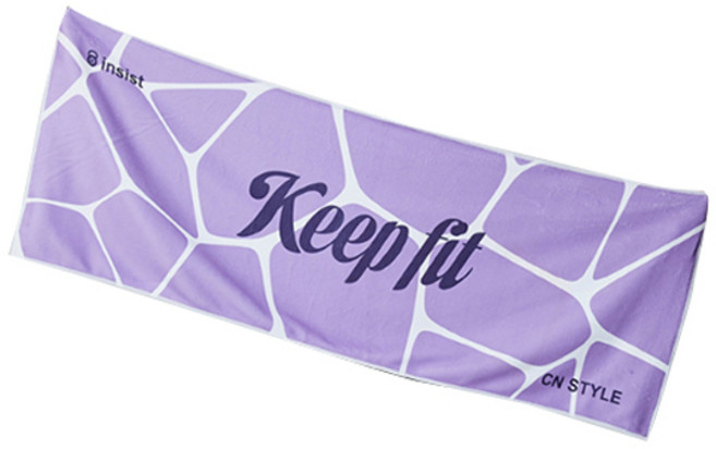 소니오 극세사 아트 스포츠 타월 40 x 110 cm, 05 킵핏, 1개