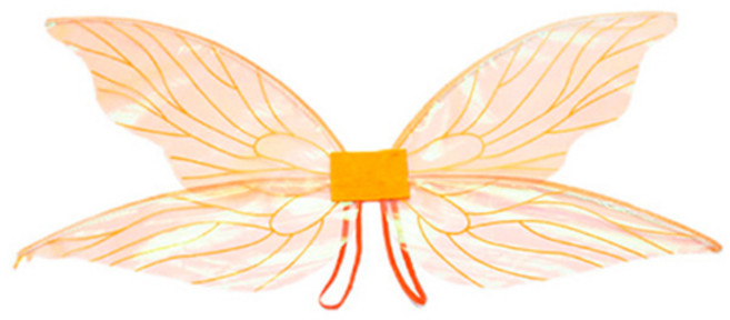 마켓감성 파티 무도회 엘프날개, 오렌지, 1개