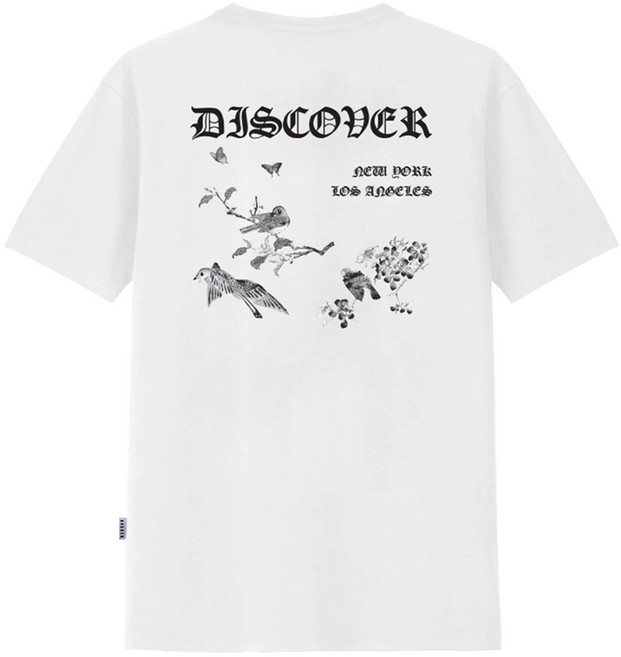 러더 남성용 통기성 아트웍 빅사이즈 반팔티 RD-P35