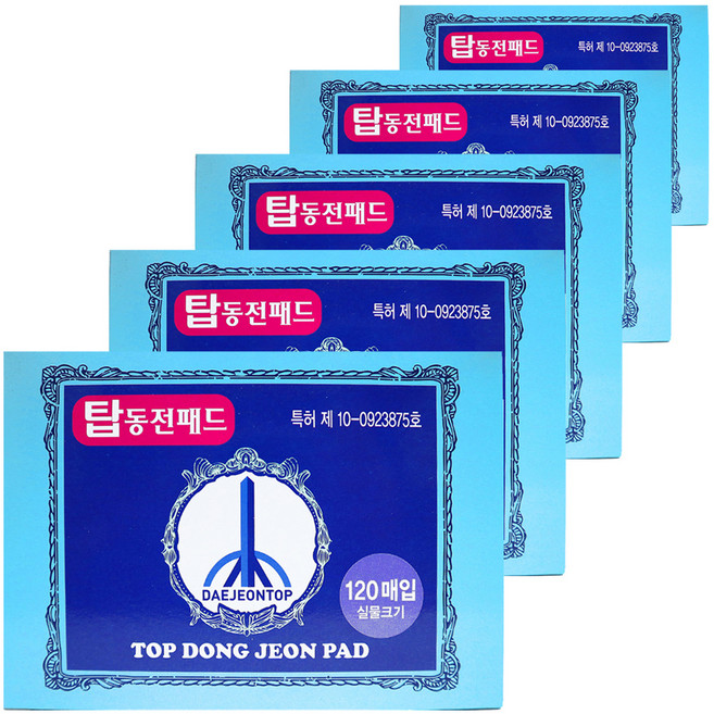 대전탑산업 탑동전패드, 5개