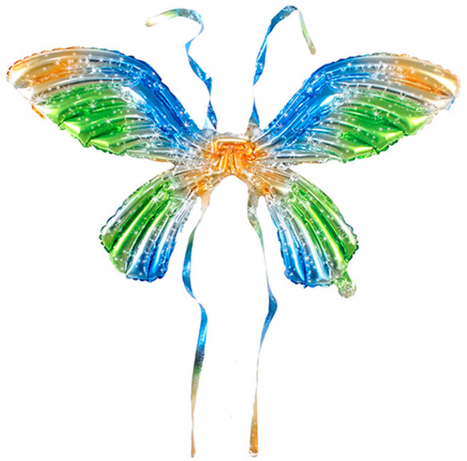 마켓감성 나비날개 풍선, 별빛 하늘녹색, 10개