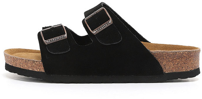 TRAVEL FOX 男女通用 Cape Slide 拖鞋 TF0402CP03, 黑色, 260