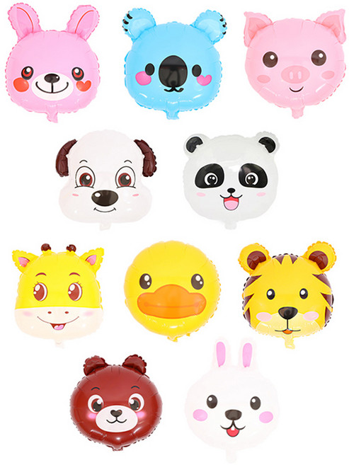 피앤비유니티 동물풍선 10종 세트, 01 동물친구들, 1세트