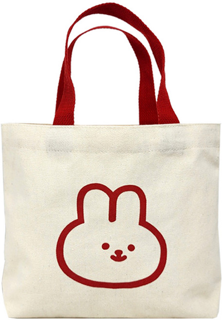 뷰레이터닷컴 토끼 캔버스 미니백