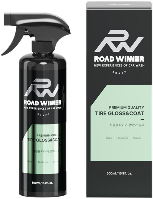 로드위너 차량용 타이어 코팅 & 광택제, 1개, 500ml