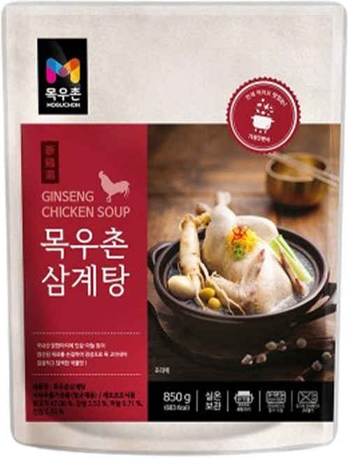 목우촌 삼계탕, 850g, 1개