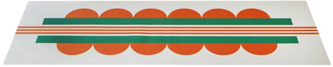 바이빔 빨아쓰는 욕실 주방 소프트 규조토 발매트, 하프문 오렌지