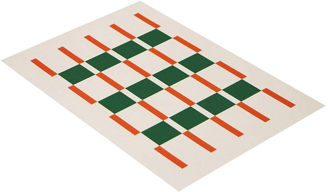 바이빔 소프트 규조토 매트, 체크스퀘어 그린