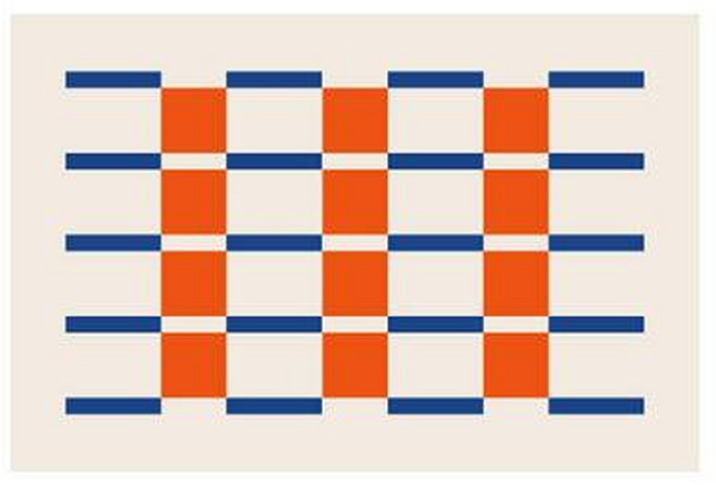 바이빔 소프트 규조토 매트, 체크스퀘어 블루