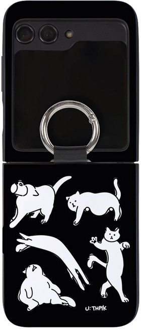 유스픽 디자인 마그네틱 카드 2장 수납 휴대폰 케이스