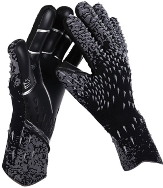 엘쏘 주니어 유소년 어린이 골키퍼 장갑 양손착용, 블랙그레이, 1세트