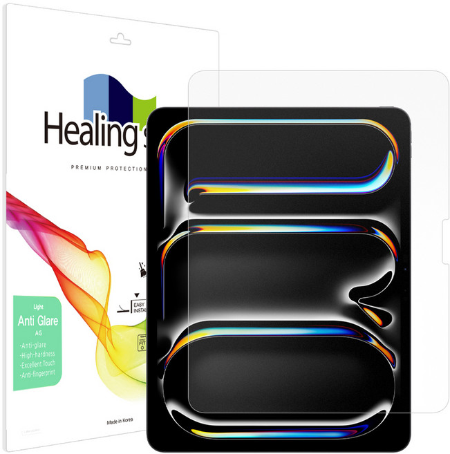 힐링쉴드 저반사 라이트 태블릿PC 액정보호필름 2p 세트, 1세트
