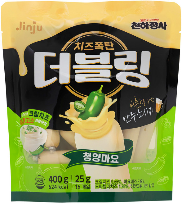 더블링 청양마요 간식 소시지, 400g, 1개