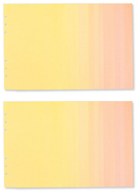 루카랩 6공 리필속지 컬러 모눈노트 선셋 16종 x 2p 세트, 2세트