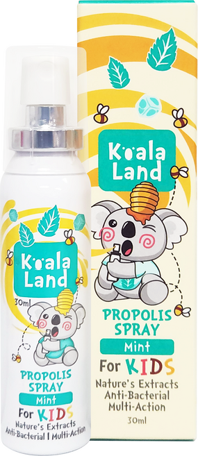 KOALALAND 兒童用水溶性蜂膠噴霧 薄荷味, 1個, 30ml
