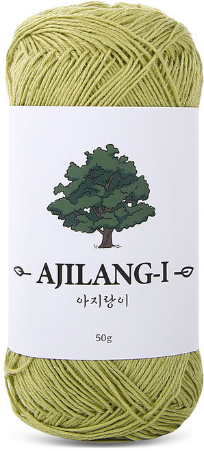 니뜨 아지랑이 뜨개실 50g, 08 리프그린, 1개