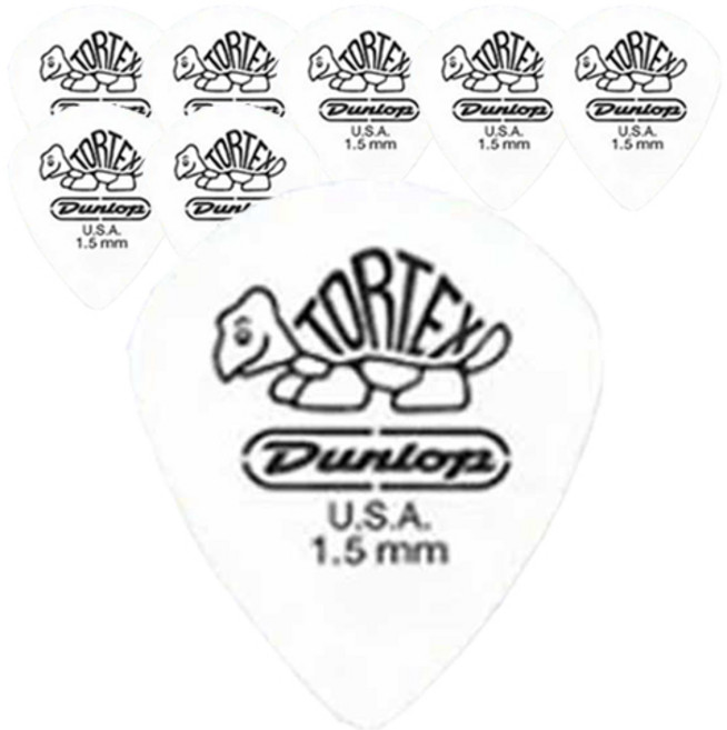 Dunlop 톨텍스 재즈 III XL 기타 픽크 8p + 카누벨 픽크 3p, 1세트