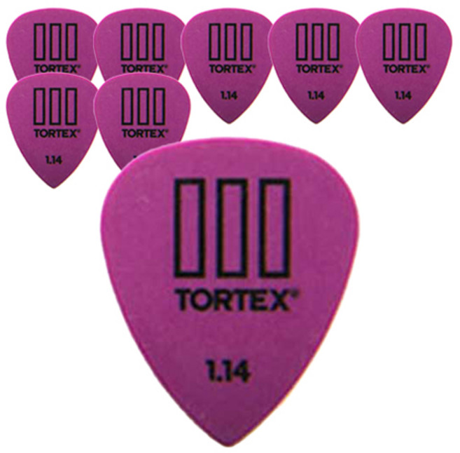 Dunlop 톨텍스 T III 기타 픽크 8p + 카누벨 픽크 3p, 1세트