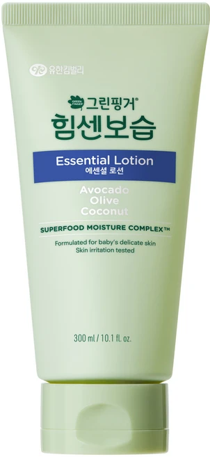 그린핑거 힘센보습 에센셜 유아로션, 300ml, 1개 - 쿠팡