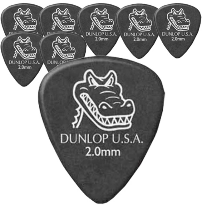 Dunlop 스페셜 게이터 그립 기타 픽크 8p + 카누벨 픽크 3p, 1세트