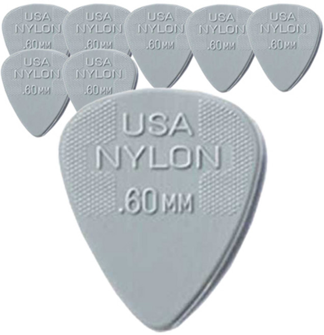 Dunlop 나일론 스탠다드 기타 픽크 8p + 카누벨 픽크 3p, 1세트