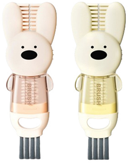 에이비엠코리아 래빗 텀블러 틈새 브러쉬 2종 세트, 혼합색상, 1개