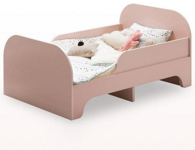 리바트 꼼므 길이조절 침대 방문설치, 핑크