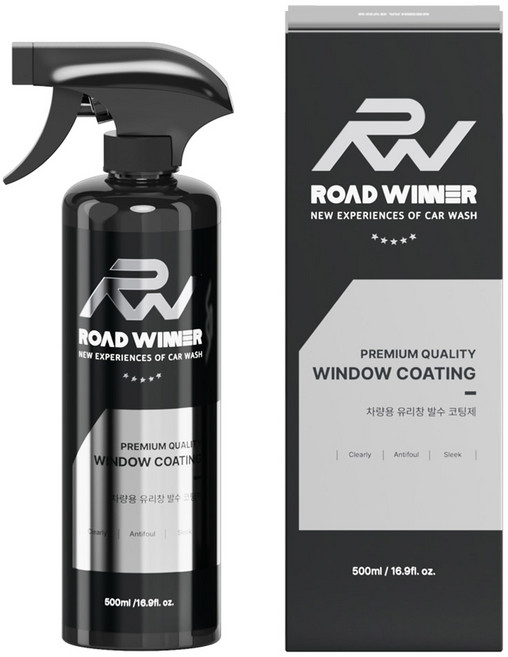 로드위너 차량용 유리창 발수코팅제, 500ml, 1개