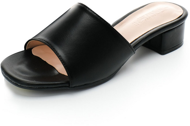 갓슈 여성용 시샤닐 로우힐 깔끔 슬리퍼 3cm