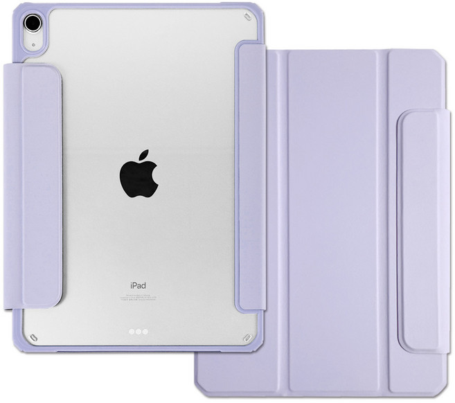 RhinoFit Clear Shield 卡扣式可拆卸保護殼, 淡薰衣草紫, 1個