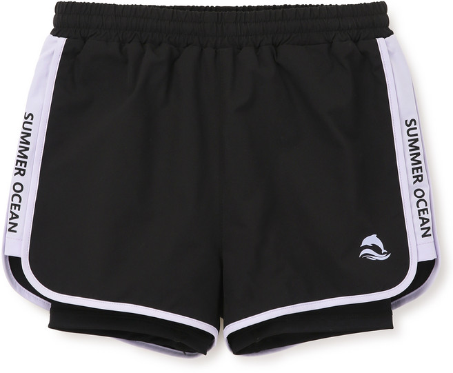 R10U 여아용 배색 3부 팬츠 U2425A295