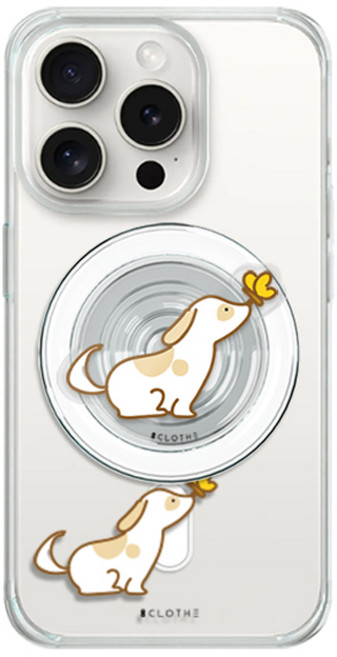 에잇클로드 애니멀패밀리 아크릴 맥세이프 톡 + 휴대폰 케이스 세트