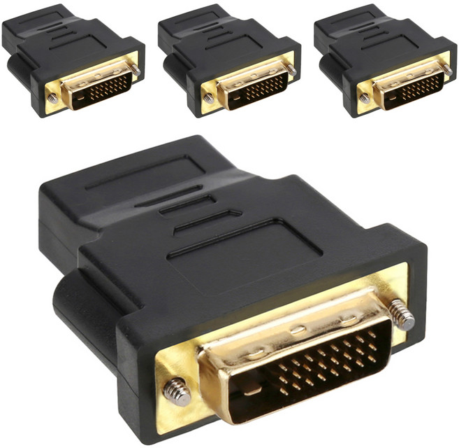 넥스트 HDMI F-DVI M 변환젠더, NEXT-1652HDVI-FM, 4개
