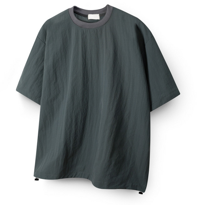 해리슨 남성용 오버핏 라운드 아노락 반팔티 MDL1492