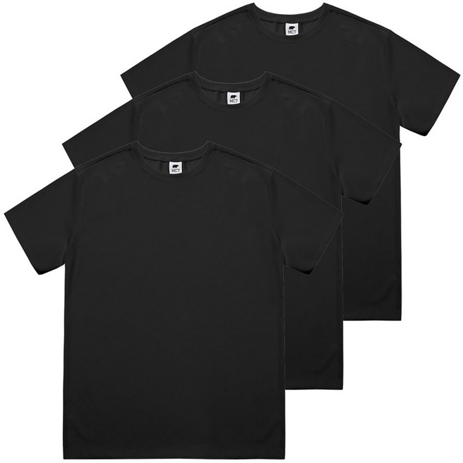 엠씨티 문컬렉션 머슬핏 반팔티 3종 세트