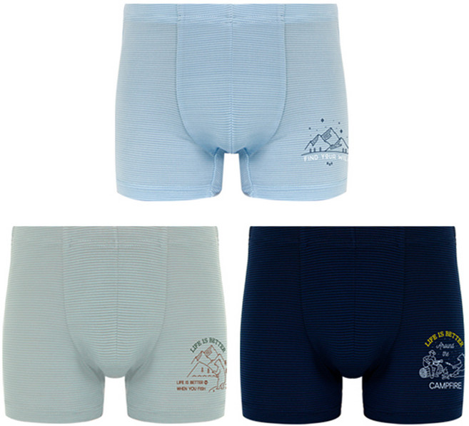 엠알키즈 남아용 인견 드로즈팬티 3종세트