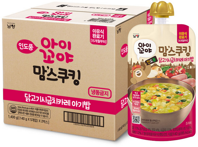 맘스쿠킹 이유식, 140g, 10개