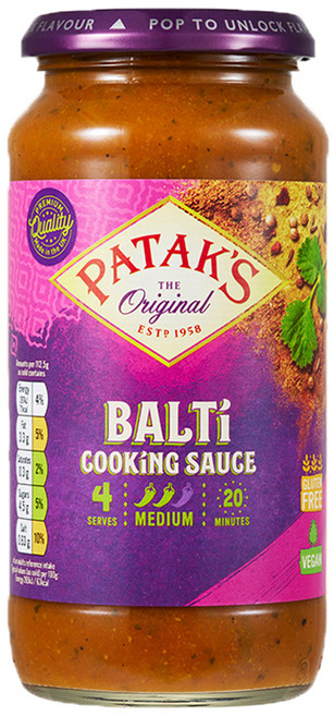 대상 파탁스 발티 쿠킹 소스, 450g, 1개