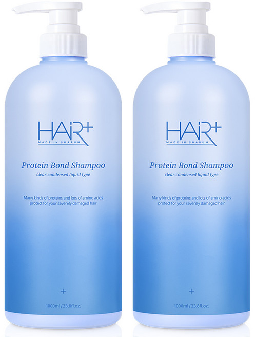 HAiR Plus Protein Bond蛋白質豐盈洗髮精 綠色花漾麝香款, 1L, 2瓶