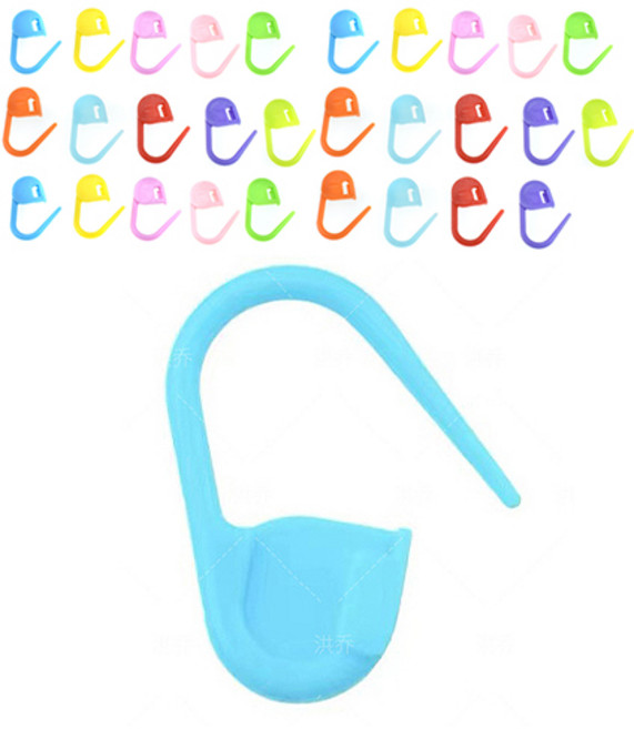 코히모 뜨개용 옷핀 단수 표시링 뜨개질도구, 랜덤발송, 1000개