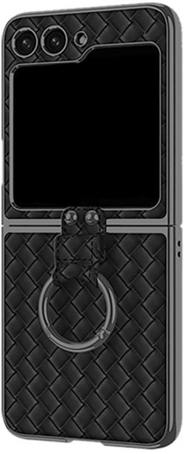 유스픽 골드링 레더 휴대폰 케이스 사각