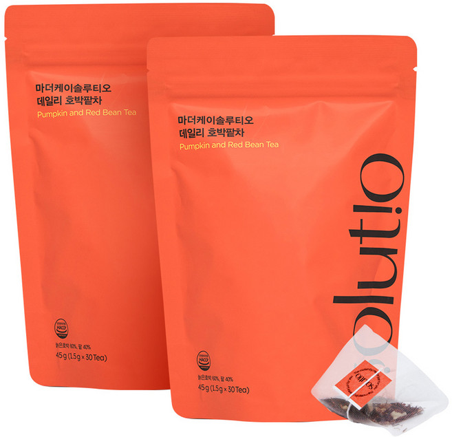 마더케이 솔루티오 호박팥차 30p, 45g, 30개입, 2개