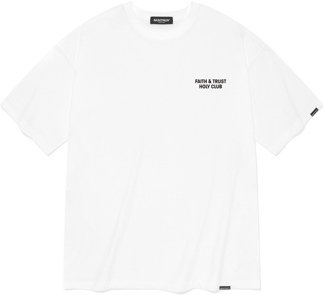 세인트페인 페이스 앤 트러스트 통기성 반팔 티셔츠