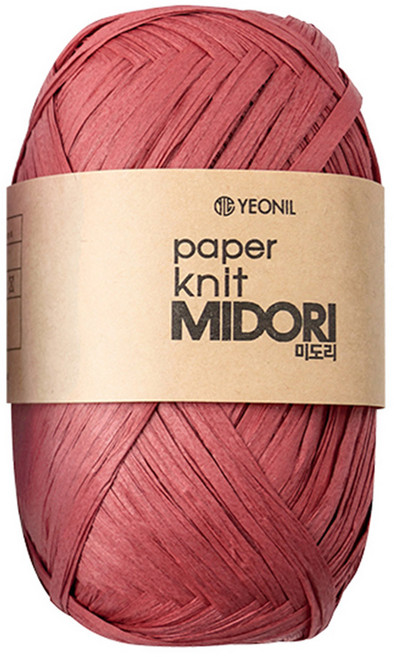 연일섬유 미도리 뜨개실, 01 빨강, 1개