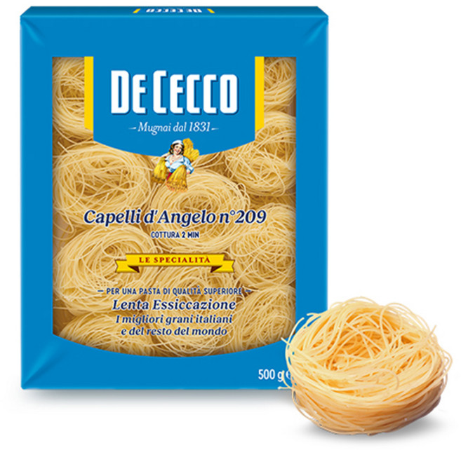 데체코 파스타면 카펠리 단젤로, 500g, 1개